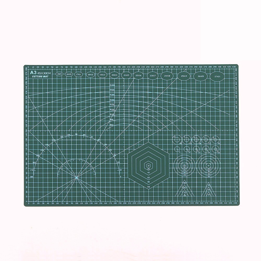 Oce PVC 재단 커팅 데스크 녹색 매트 A3 스크래치 매트 책상 깔개  바닥 고무 깔판
