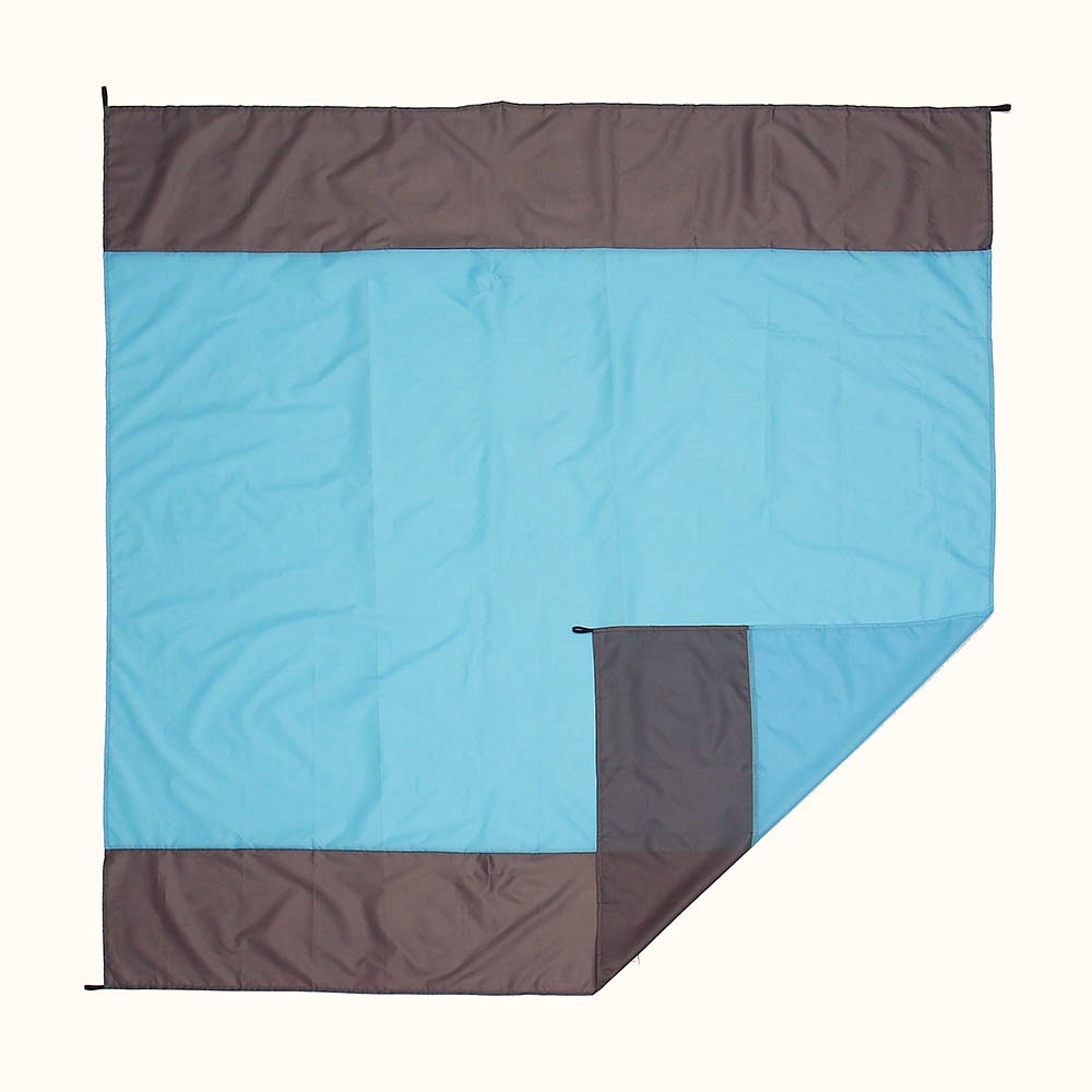Oce 캠핑 텐트 방수포 고정팩 파우치 세트 210x200cm 블루 방수비닐 야외매트 텐트바닥습기차단