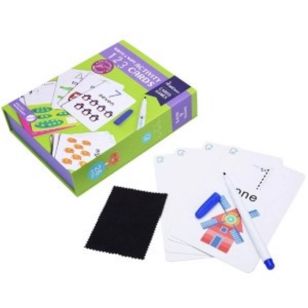 Oce 숫자 영어 카드 따라 쓰기 마카펜 포함 4살 장난감 이미지 카드 놀이 학습