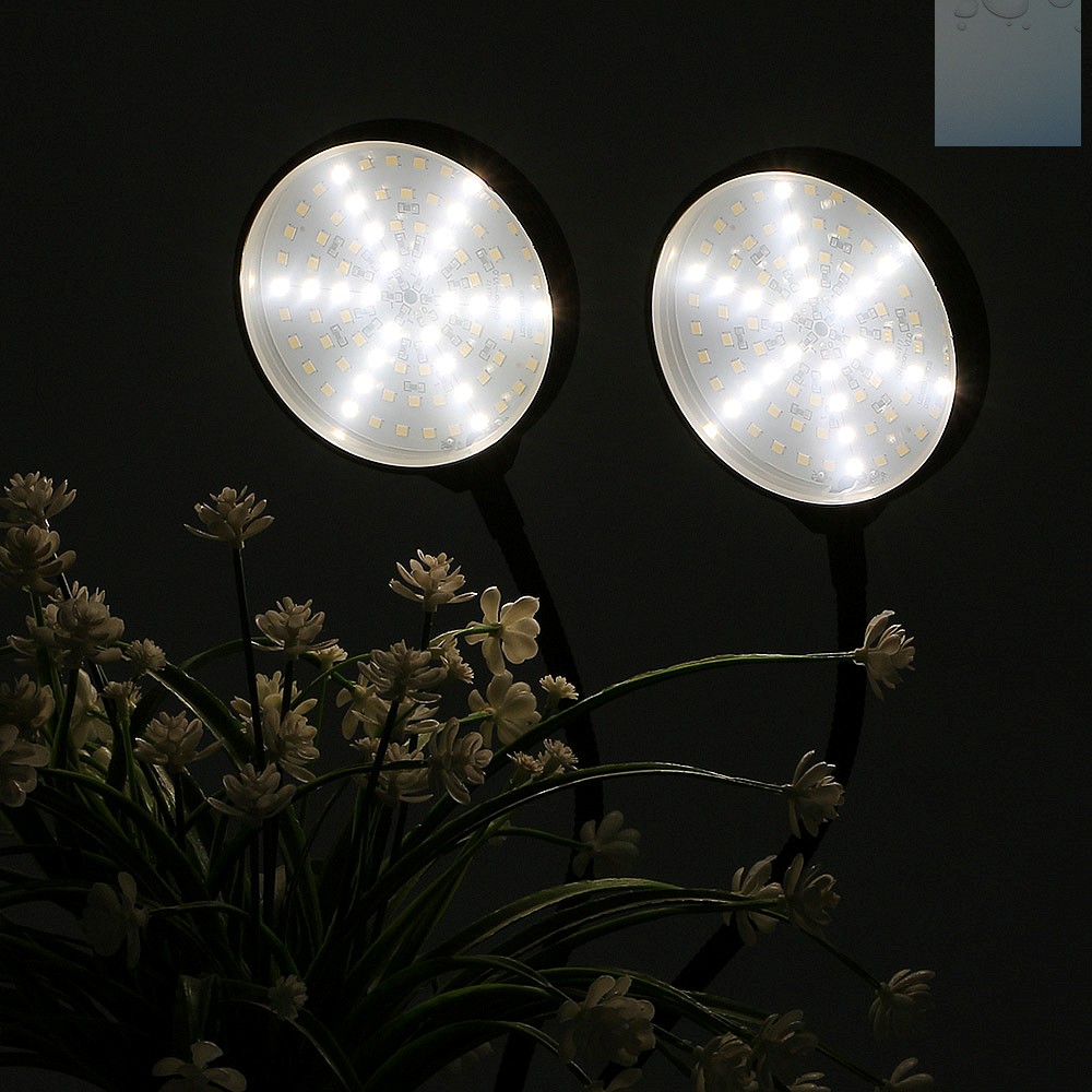 Oce 쑥쑥 광합성 LED 식물 성장등 2헤드 웜색 가드닝 식물 생장 재배등 전구 램프