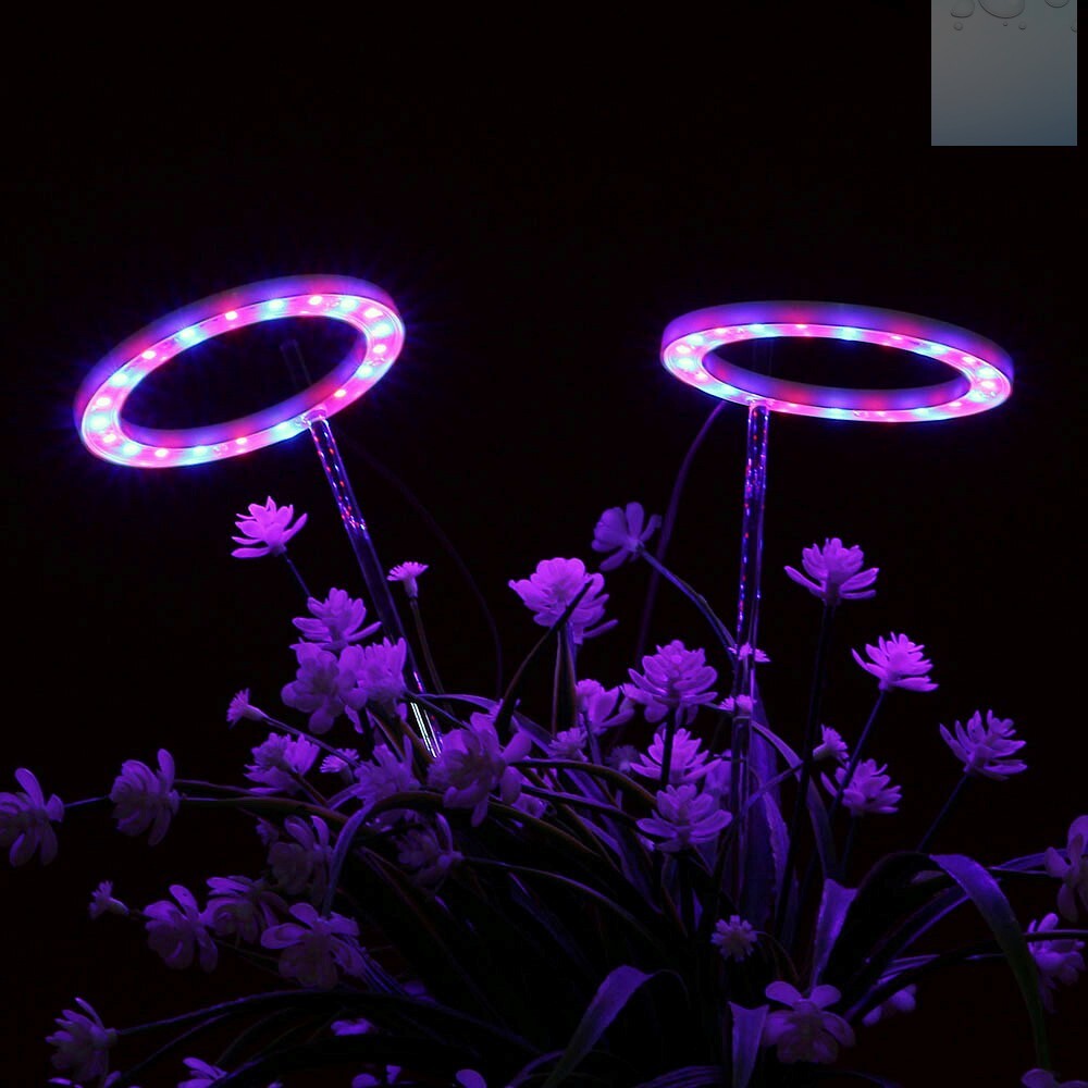 Oce LED 식물 성장등 화분 조명 2헤드 레드블루 재배용 LED바 형광등 전등 홈플랜트
