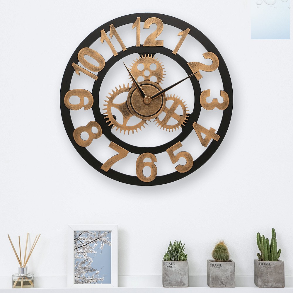 Oce 고급 태엽 무소음 벽시계(50cm) 월아트 무브먼트 모던 벽시계 월데코 시계