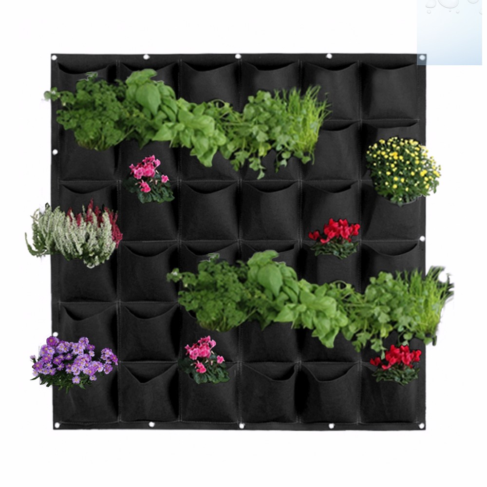 실내 화원 식물 벽걸이 화분 꽃이 주머니 100x100 36 공중 행잉 식물 가드닝 조경 플라워 basketry