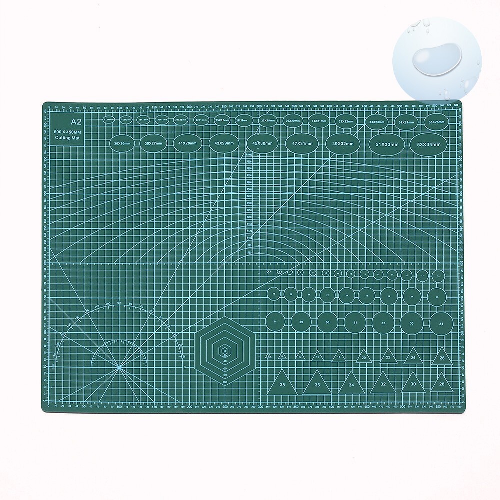Oce PVC 재단 커팅 데스크 녹색 매트 A2 시트 바닥 고무 깔판 스크래치 매트