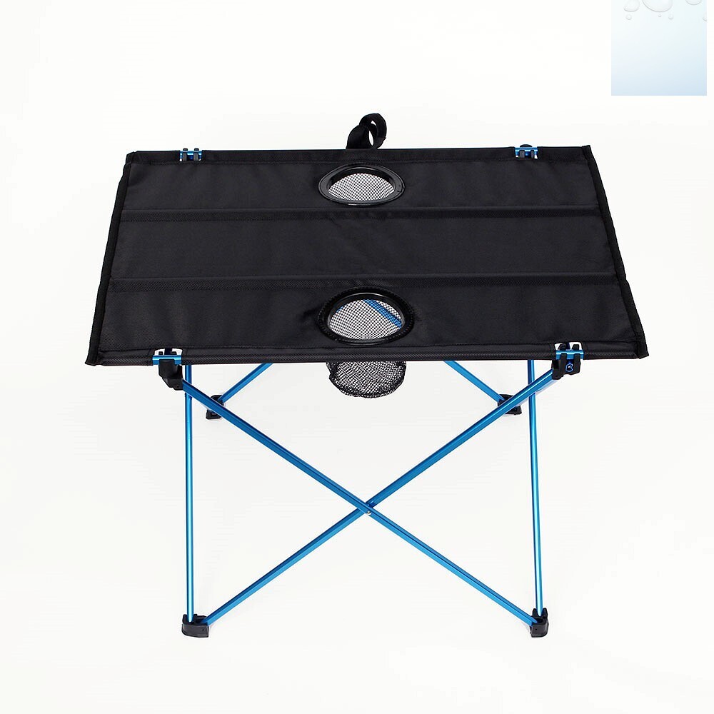 Oce 캠핑 접이식 야외 컵 테이블 (블루) 캠핑용 간이 경량 책상 겸 접이식 탁자
