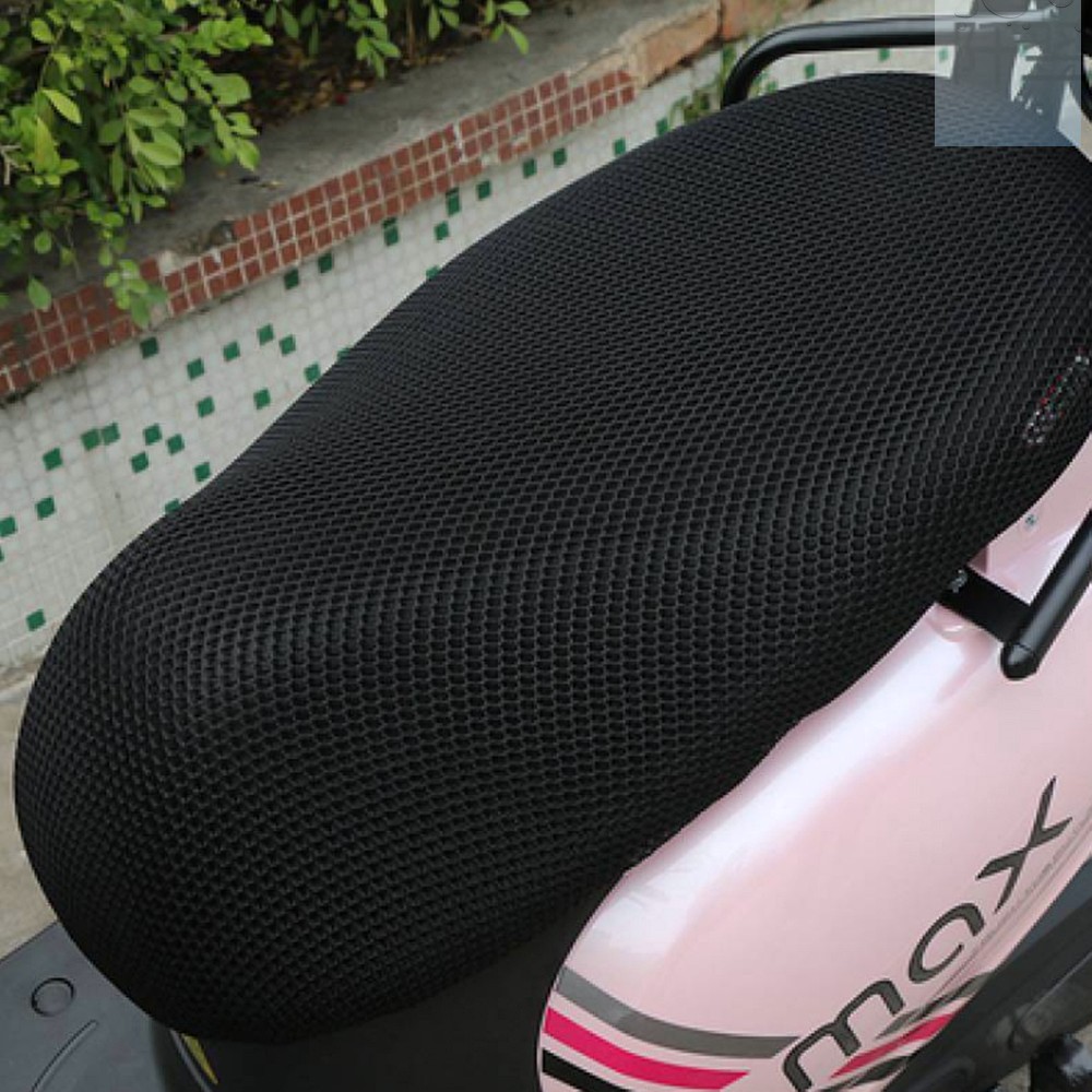 오토바이 스쿠터 시트 큰 매쉬 커버 (L) (블랙) 메쉬 커버 의자 씌우개 탄성 시트 카바