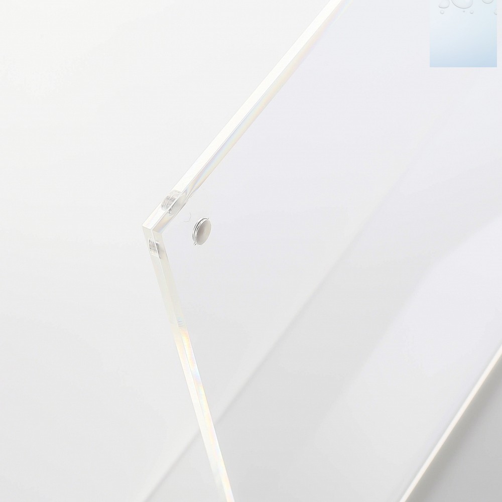 Oce 포스터 스탠드 테이블 메뉴판 자석 꽂이 17.8x12.8 가로 아크릴 메뉴판 거치대 탁상 쇼케이스 데스크 안내판 게시판
