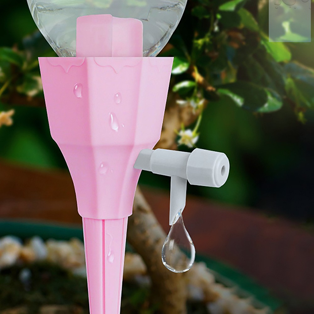 화분 관수 식물 급수기 물 공급기 6p 핑크 거실 가드닝 식물 키우기 워터링