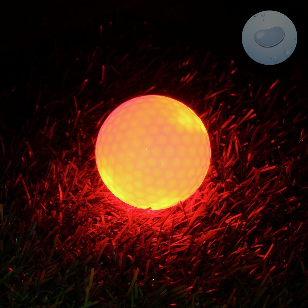 컬러 빛 야간 골프 공 레드 스윙 연습기 밤 운동 궤적 확인
