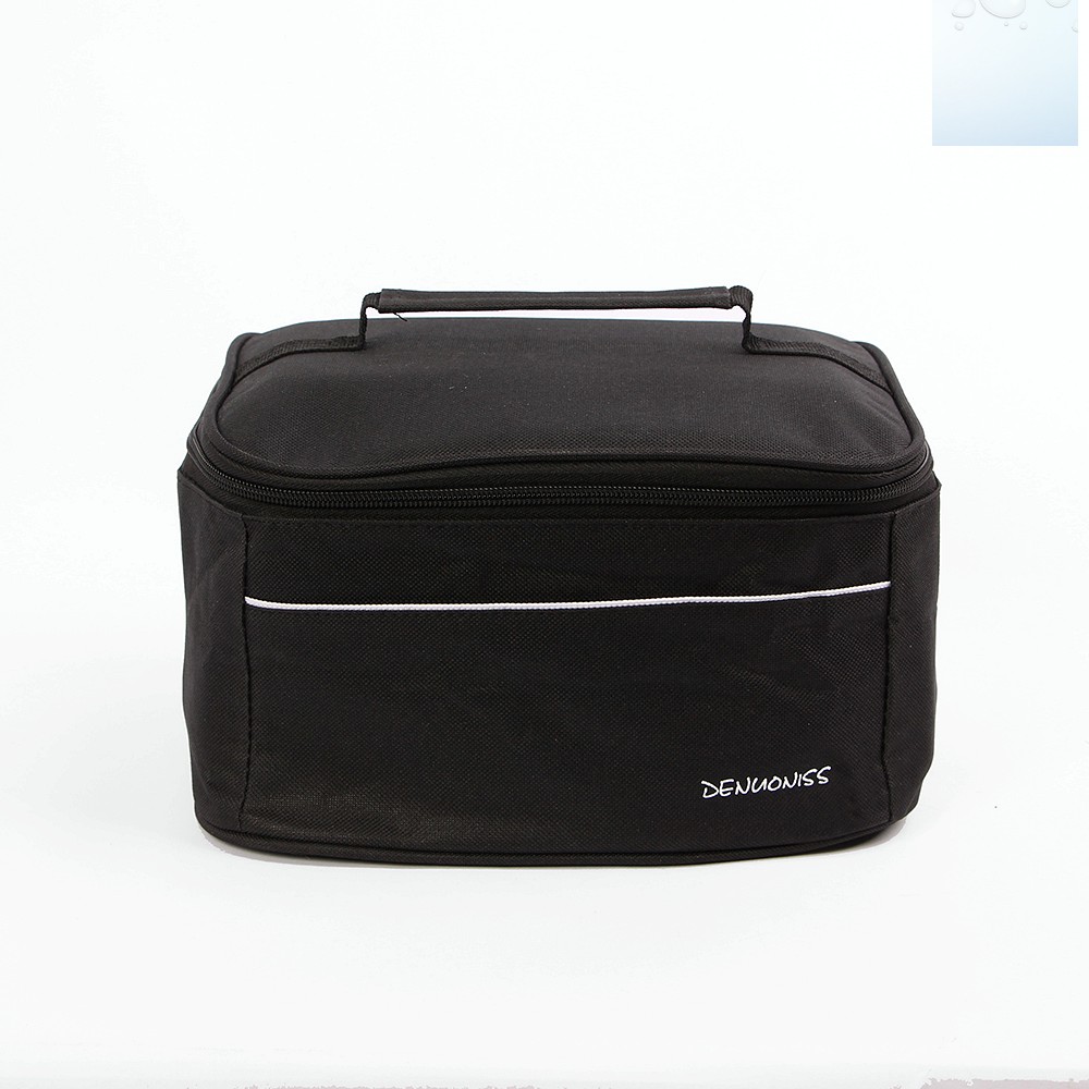 Oce 캠핑 보냉백 피크닉 가방 7.5L (블랙) 손잡이 보냉팩 보온 도시락 나들이 가방