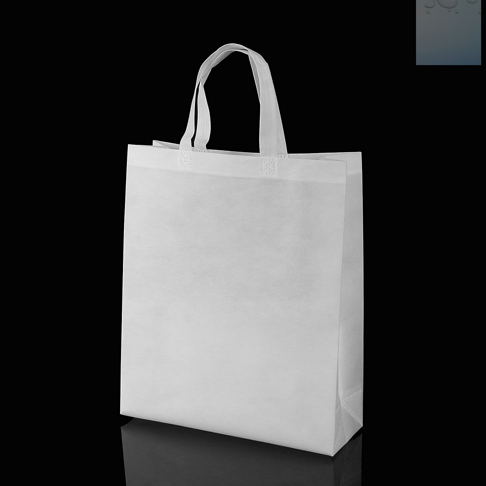세로 포장 가방 부직포 쇼핑백 (화이트) 선물백 보조 가방 쇼퍼백