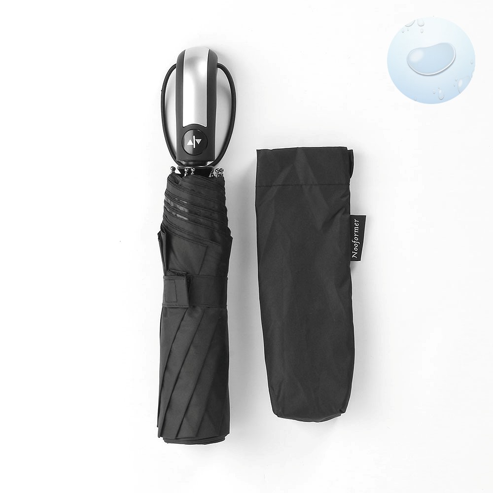 Oce 완전자동 3단 접이식 방풍 우산 10살대 블랙 썬쉐이드 햇빛 가림막 살많은 양산 대용
