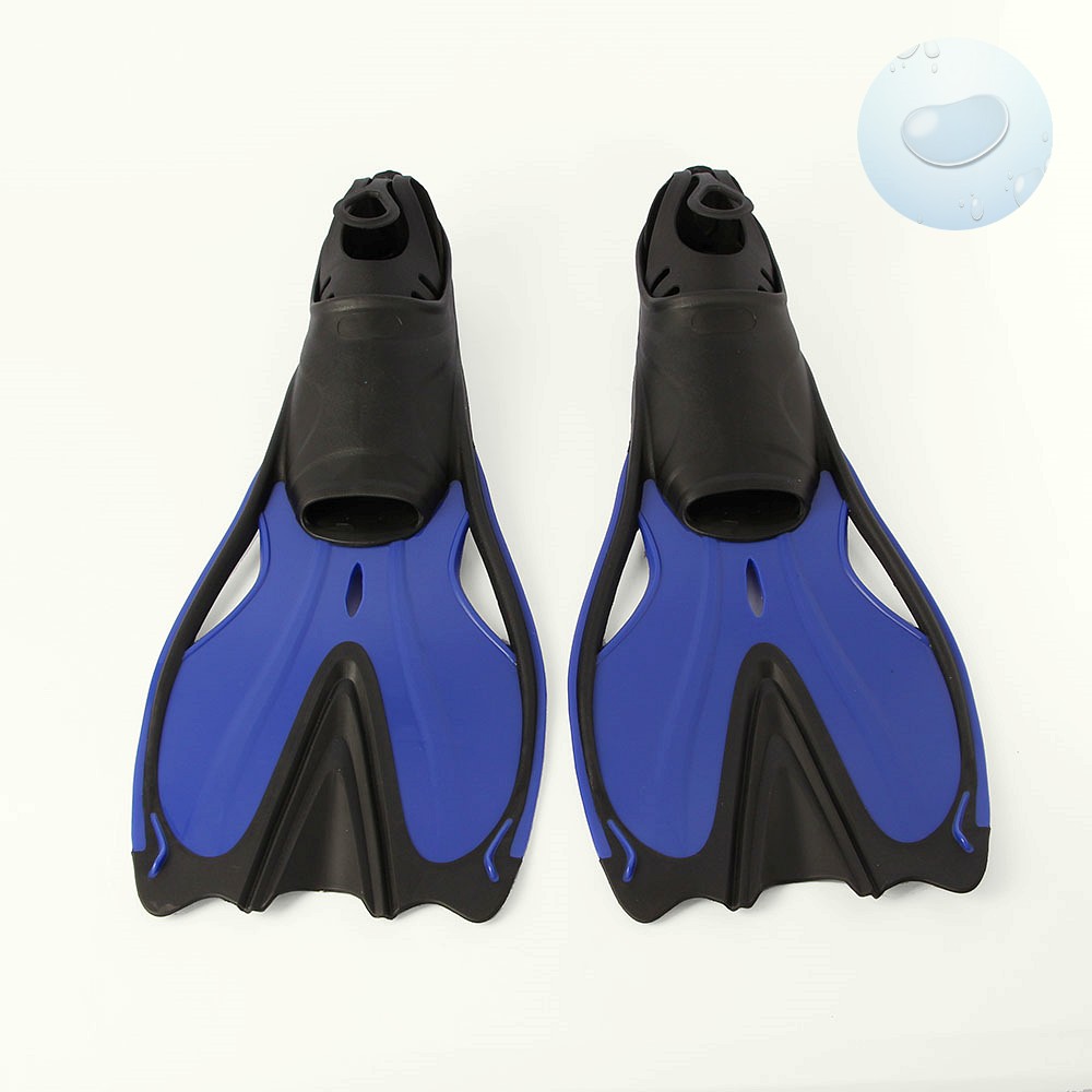 Oce 발차기 연습 스노쿨링 수영 오리발 블루 230-235mm 스노클링 장비 풀장 용품 webfoot