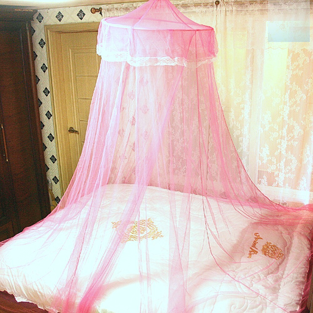 Oce 침대 커튼 모기장 얇은 망사 핑크 방충망 침실 촘촘망 썬스크린 차양