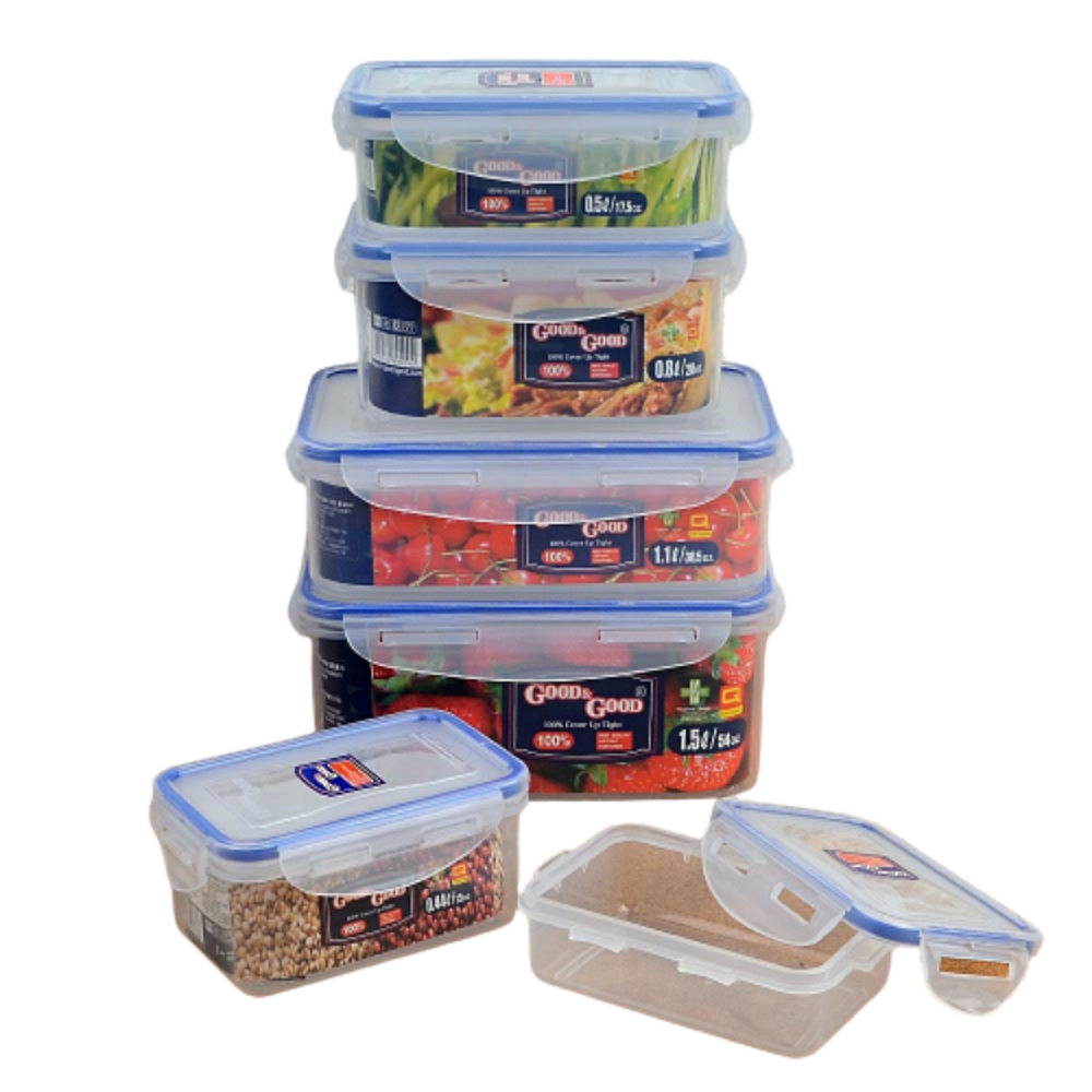 Oce FDA 손질 야채 채소 보관통 진공 보관 용기 사각 소 냉장고 냉동고 정리 냉장냉동 밀폐용기 생선 달걀 박스