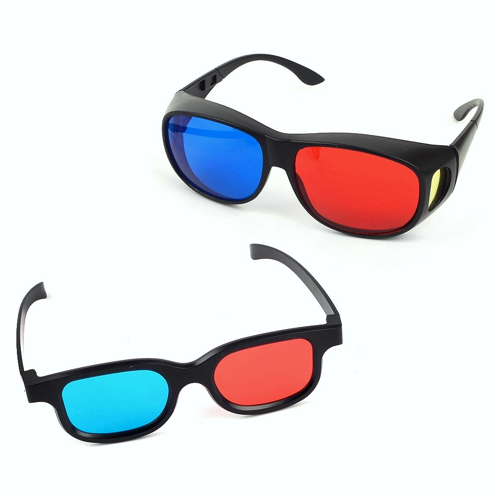 Oce 적청 입체 3D 영화 편광 안경 BLUE RED GLASS 시네마 안경 스크린
