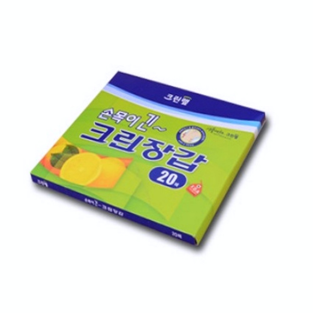 Oce 손목이 긴 일회용 비닐장갑 20매-김장 김치 청소 장독대 손가락