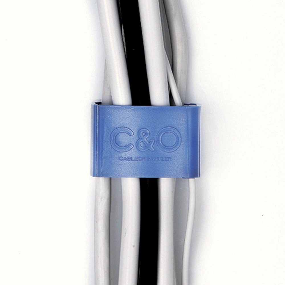 Oce 컴퓨터 전선줄 전기선 묶음 고정 폴대형 부착 클립 6P 전기선 쫄대 USB 스트링  데스크 책상 정리