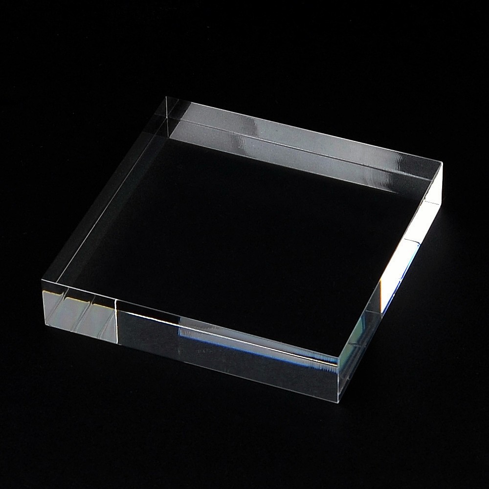Oce 투명 육면체 상품 디피 전시대-큐브모양 큐빅형 100 두꺼운 사각 평판 아이템 스테이지 선반 다이