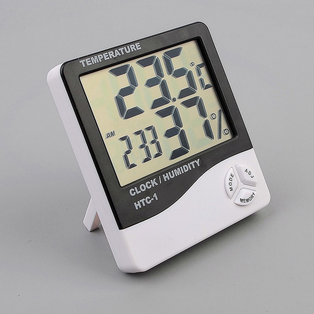 Oce 디지털 테이블 템퍼러쳐 타이머 캘린더 탁상 시계 날짜 알람 시계 온습도 측정기 기록계 temperature