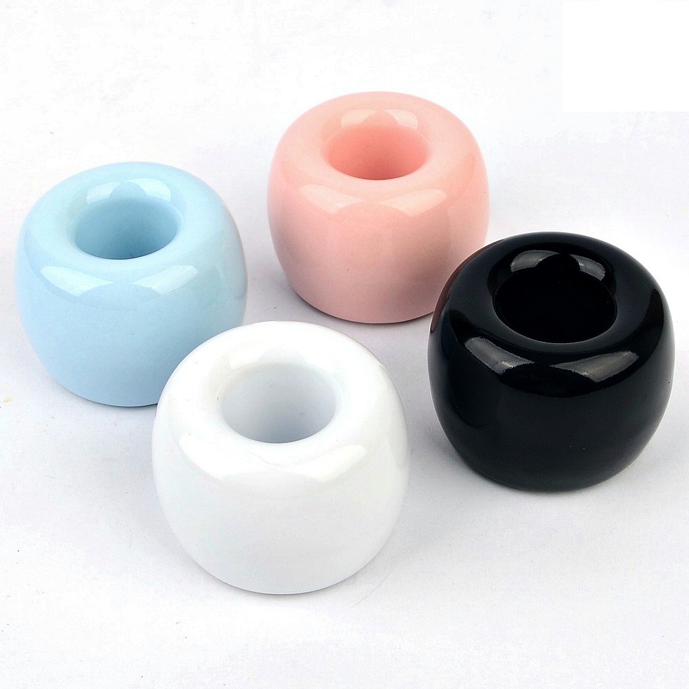 Oce 세라믹 도넛 꽂이 다용도 인테리어 장식 스틱 디퓨져 면도기 pencil vase