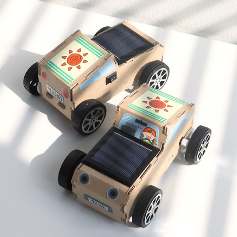 에코드인 AR 초등 과학실험 태양광 자동차 만들기 STEAM교육 키트