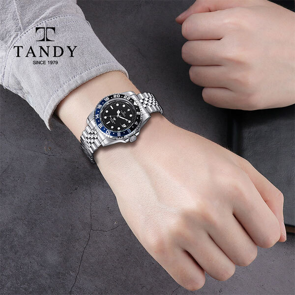 [TANDY] 탠디 다이아몬드 메탈시계, DIA-3922 BLUE-BK(블루-블랙)