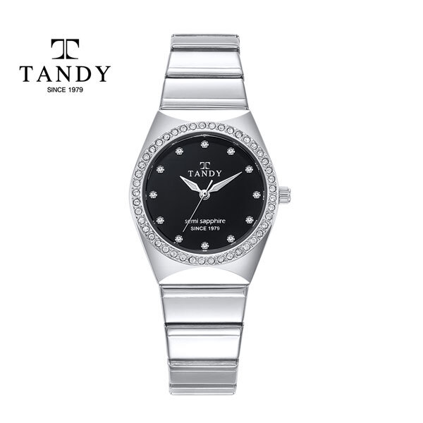 [TANDY] 탠디 세미 사파이어 글래스 메탈 손목시계, TS-301F BK