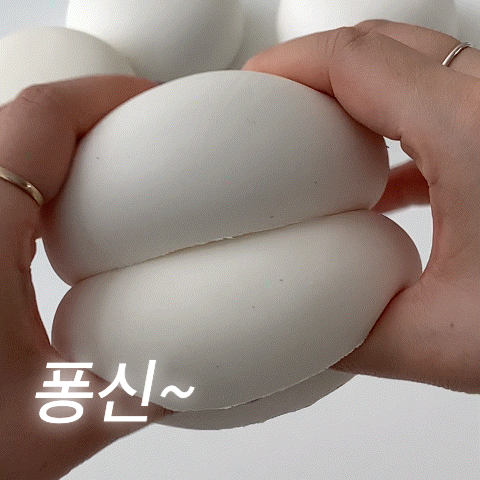 모찌 우유 호빵 스퀴시 말랑이 쫀득볼 슬라임 슬랑이 상세 이미지 4