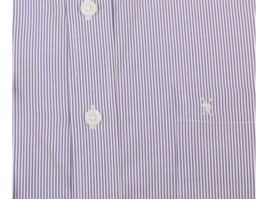 슈트파크 중년남성정장 국민브랜드 와이셔츠 연보라줄무늬 일자형 상세이미지