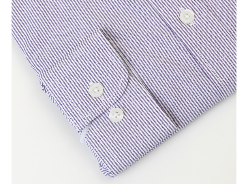 슈트파크 중년남성정장 국민브랜드 와이셔츠 연보라줄무늬 일자형 상세이미지