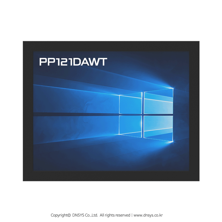 PP121DAWT 12.1인치 산업용 패널컴퓨터 주문제작 DNSYS