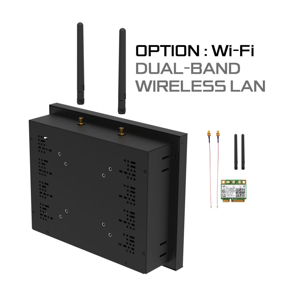 월마운트 감압식 터치 패널컴퓨터 10.4인치 산업용PC PP104DAWB 주문제작 DNSYS