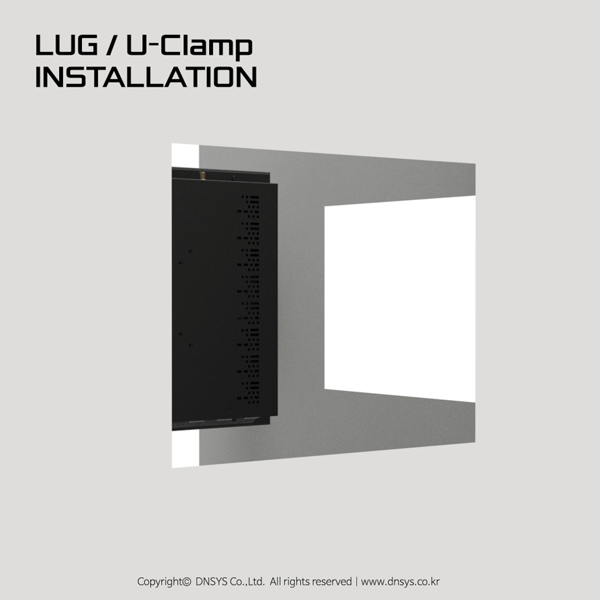 매립장착 고정 부속품 러그(LUG, U-Clamp) 4개 1세트