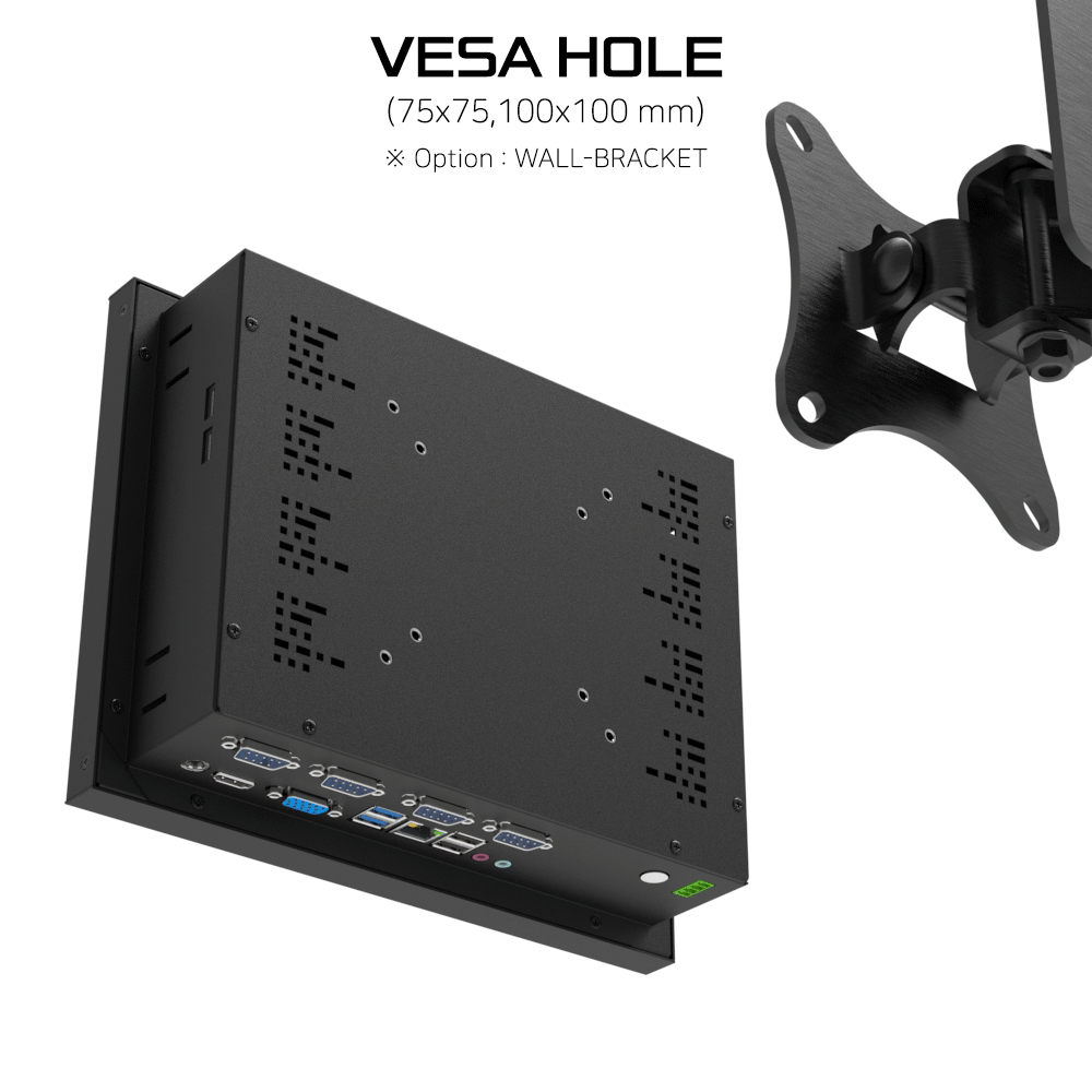 베사홀 월브래킷 VESA HOLE WALL-BRACKET 장착안내 DNSYS
