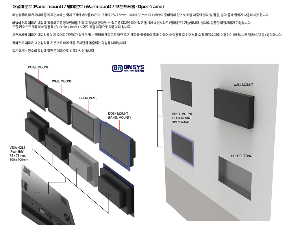 디앤시스 산업용 패널컴퓨터 시리즈 퀵가이드 (기본사용설명서)