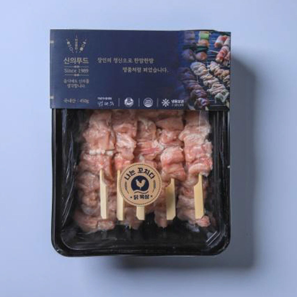 신의푸드 국내산 닭목살꼬치 (10개입)