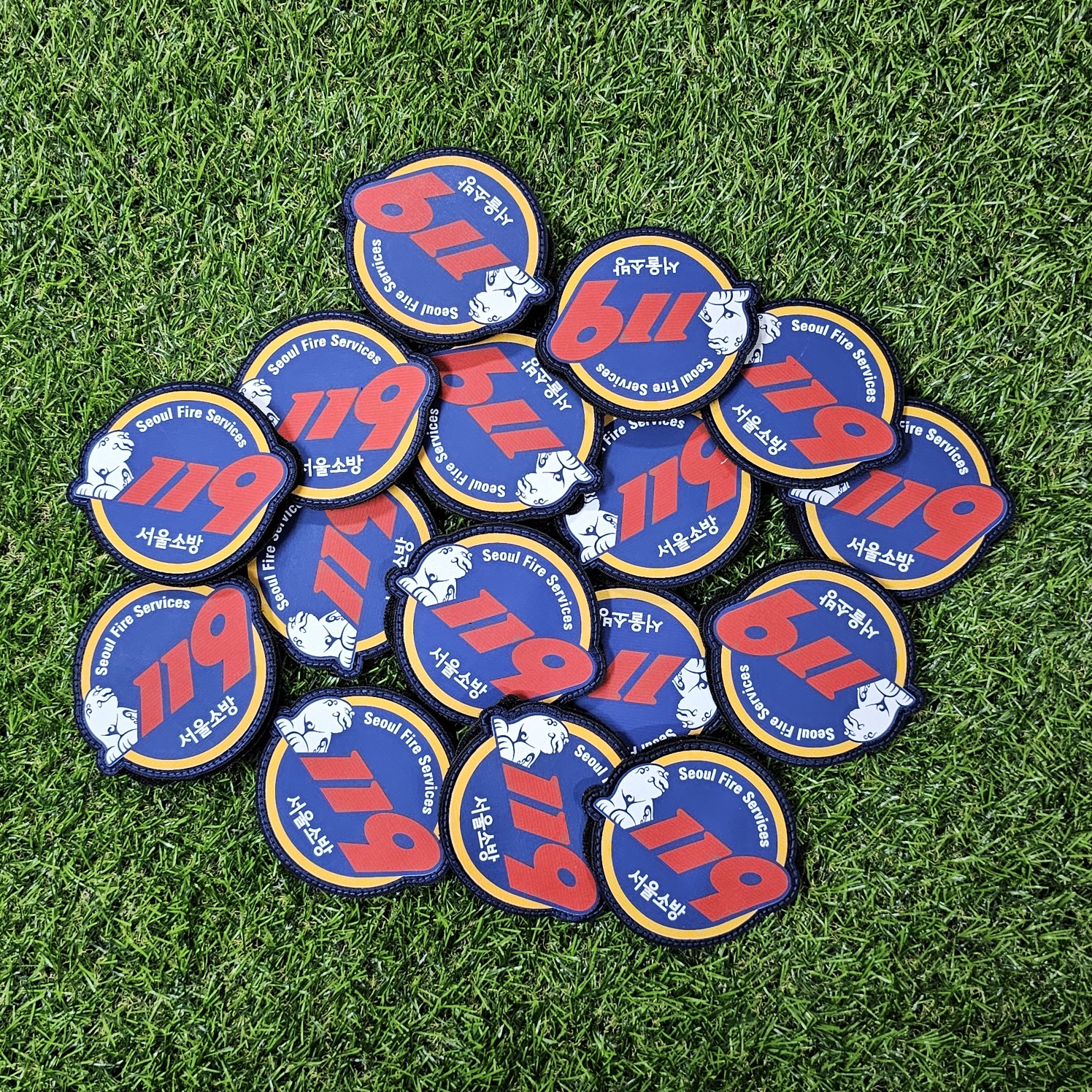 119 서울소방 커스텀 전사패치 쿠닌