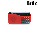 브리츠 BA-PR1 PLUS 휴대용 라디오 레드