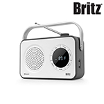 브리츠 BZ-R800BT 블루투스 시계 알람 FM라디오 화이트