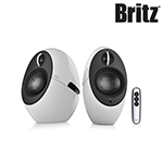 브리츠 E25 Luna Eclipse 2채널 Hi-Fi 북셀프 스피커 화이트