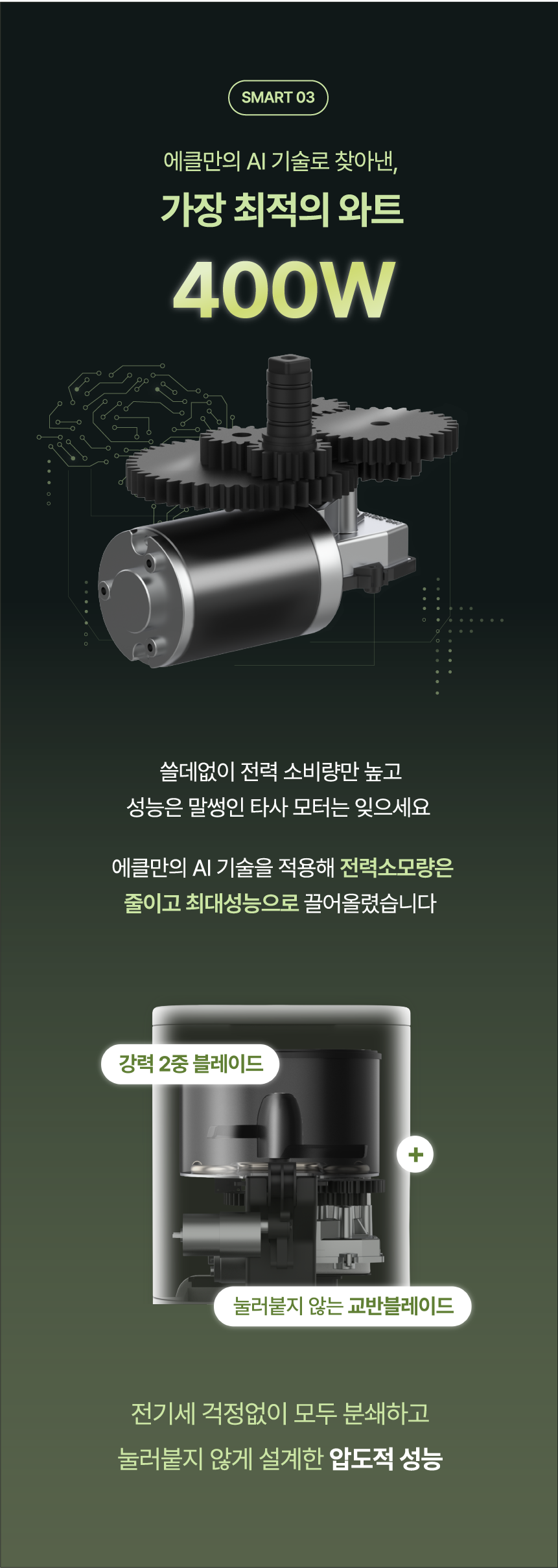 에클 음식물 처리기 PLUS