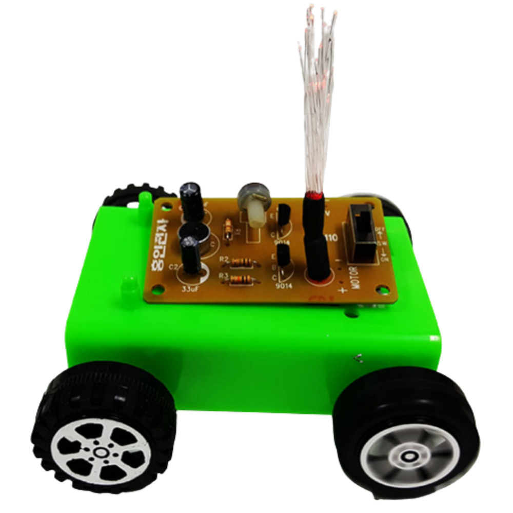 (KS-110) 소리감지센서 광섬유로봇자동차(납땝용)