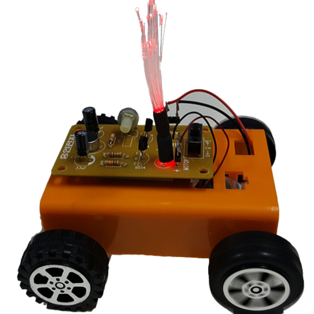 (KS-110-1) 소리감지센서광섬유로봇자동차(핀타입) 전국학생창작탐구올림피아드용