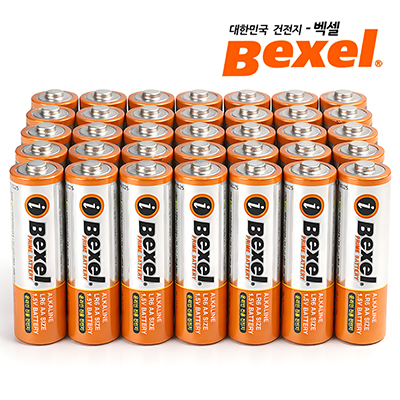 벡셀 AA + AAA 건전지 벌크 알카라인