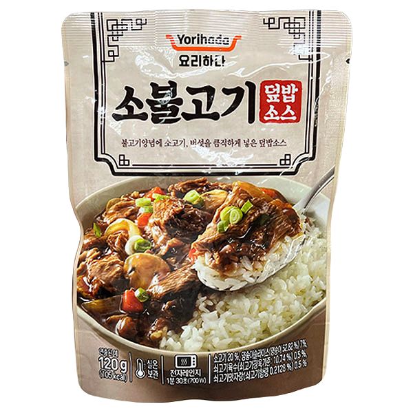 요리하다 소불고기덮밥소스 120G X 5개 - G마켓 모바일