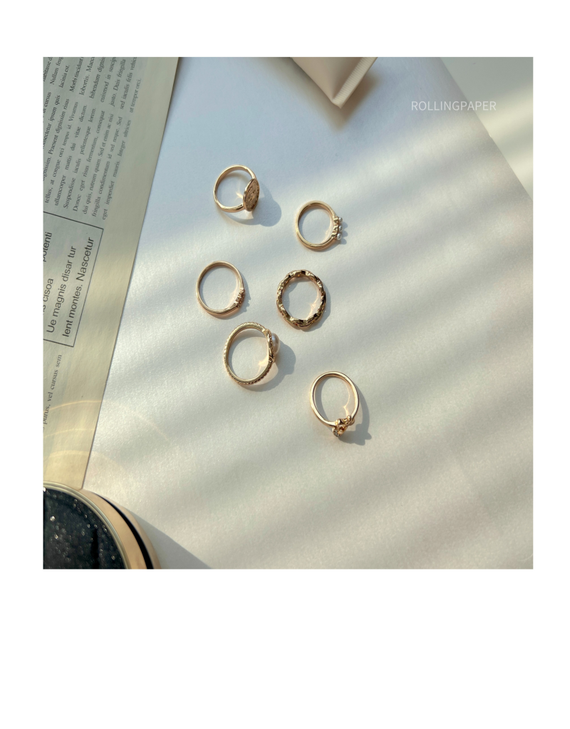 레이어드 실반지 링 데일리 완소템 패션 여리한 코디 코인 진주 반지세트 6종세트, 레이어드 실반지 링 데일리 완소템 패션 여리한 코디  코인 진주 반지세트 6종세트 - 에시카창고