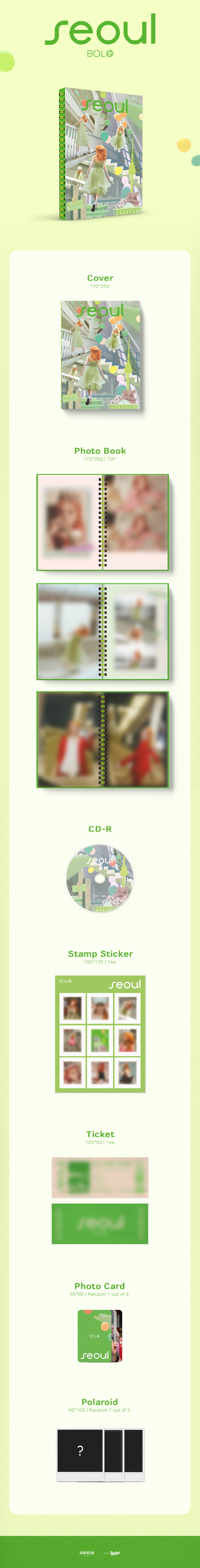 BOL4 - MINI ALBUM [Seoul] album seoul bolbbalgan4 minialbum cd BOL4 BOL4album BOL4cd BOL4SEOUL BOL4MINIALBUM