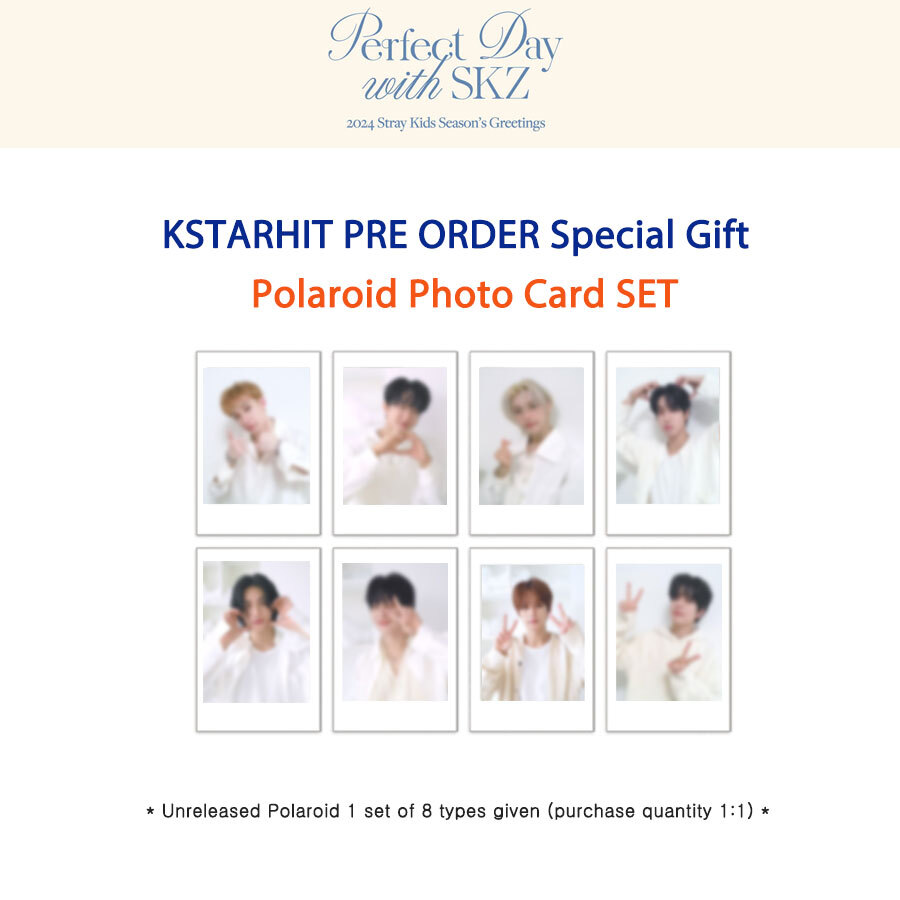 (store POB) Stray Kids - 2024 SEASONS GREETINGS [Perfect Day with SKZ] StrayKids StrayKid_2024 StrayKids_seasons