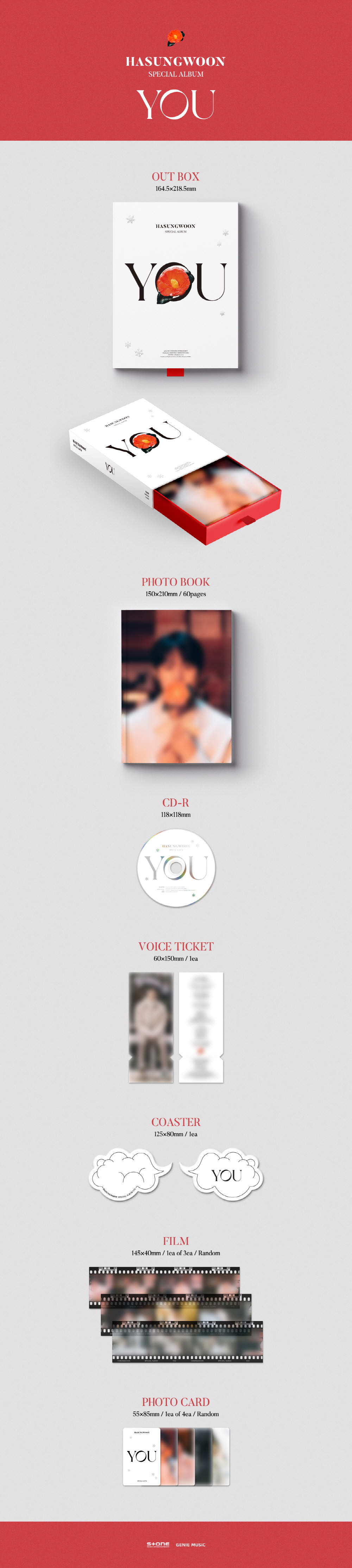 HA SUNGWOON - SPECIAL ALBUM [YOU] HASUNGWOON HASUNGWOONalbum HASUNGWOONCD HASUNGWOONgoods HASUNGWOONphotocard HASUNGWOONspecialAlbum HASUNGWOONPhotoBook HASUNGWOONYOU YOU K-POPAlbum K-POP KPOP KPOPalbum KPOPCD